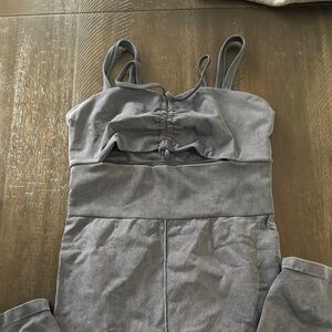 FP Movement by Free People Gray Jumpsuit